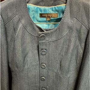 Anne Klein dark blue suit